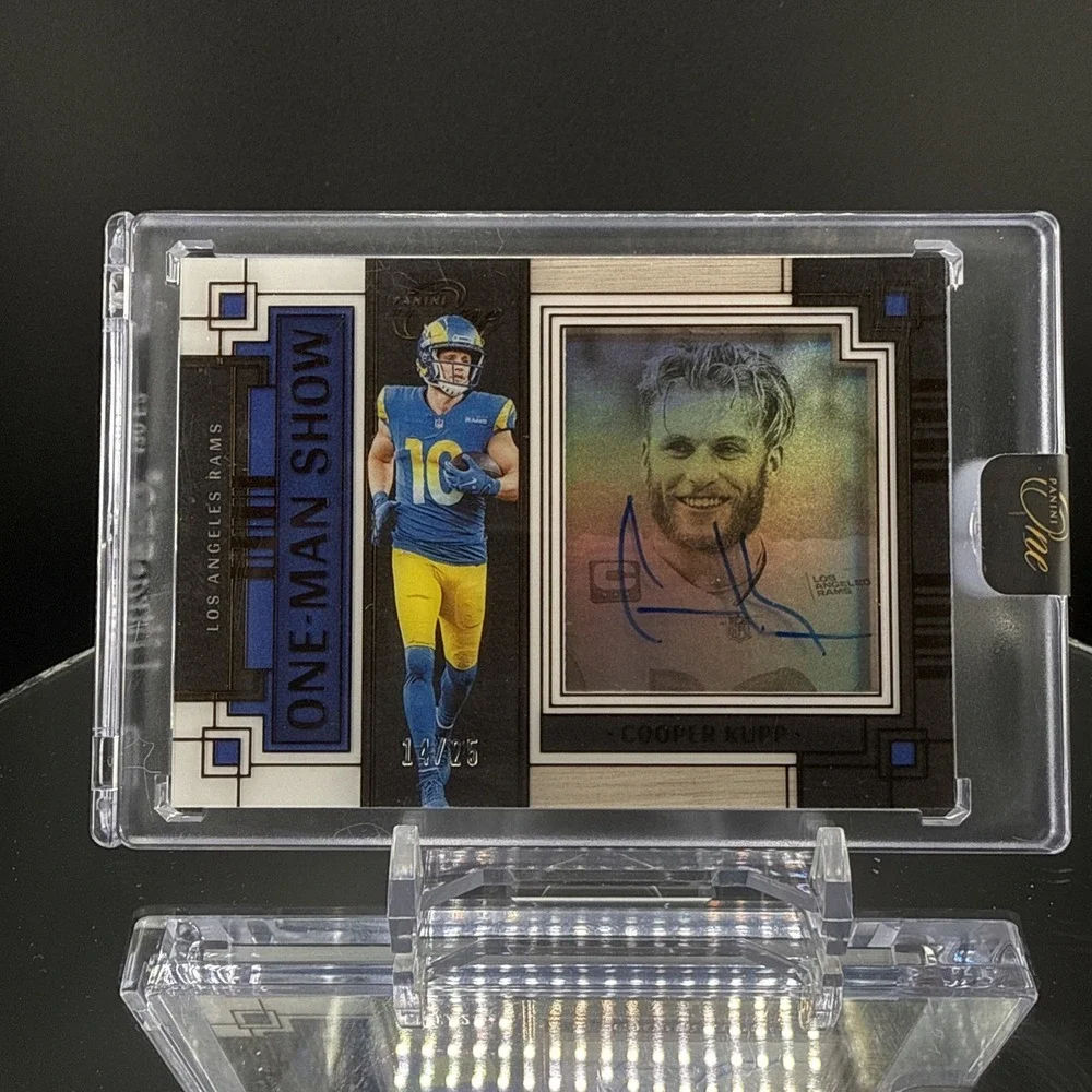 2024 Panini One Cooper Kupp ONE MAN SHOW Auto /25 ON-CARD Rams SSP